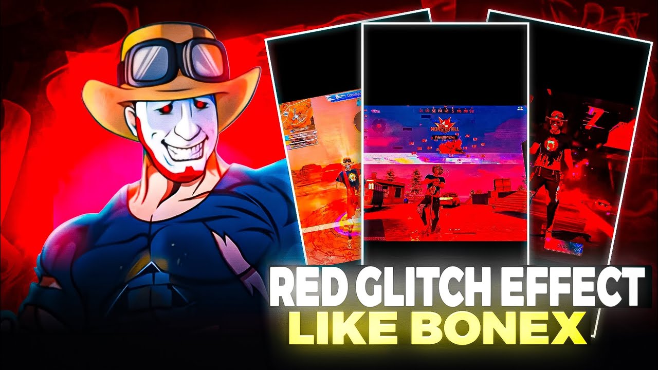 How To Make Red Glitch Effect Like @bonex4_ff 🤯🔥| VIRAL EFFECT 😱