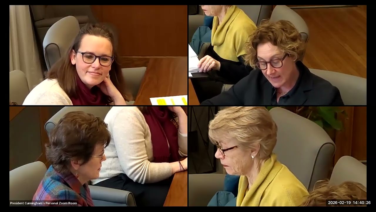 Febraury 19, 2026 University Faculty Senate Meetings