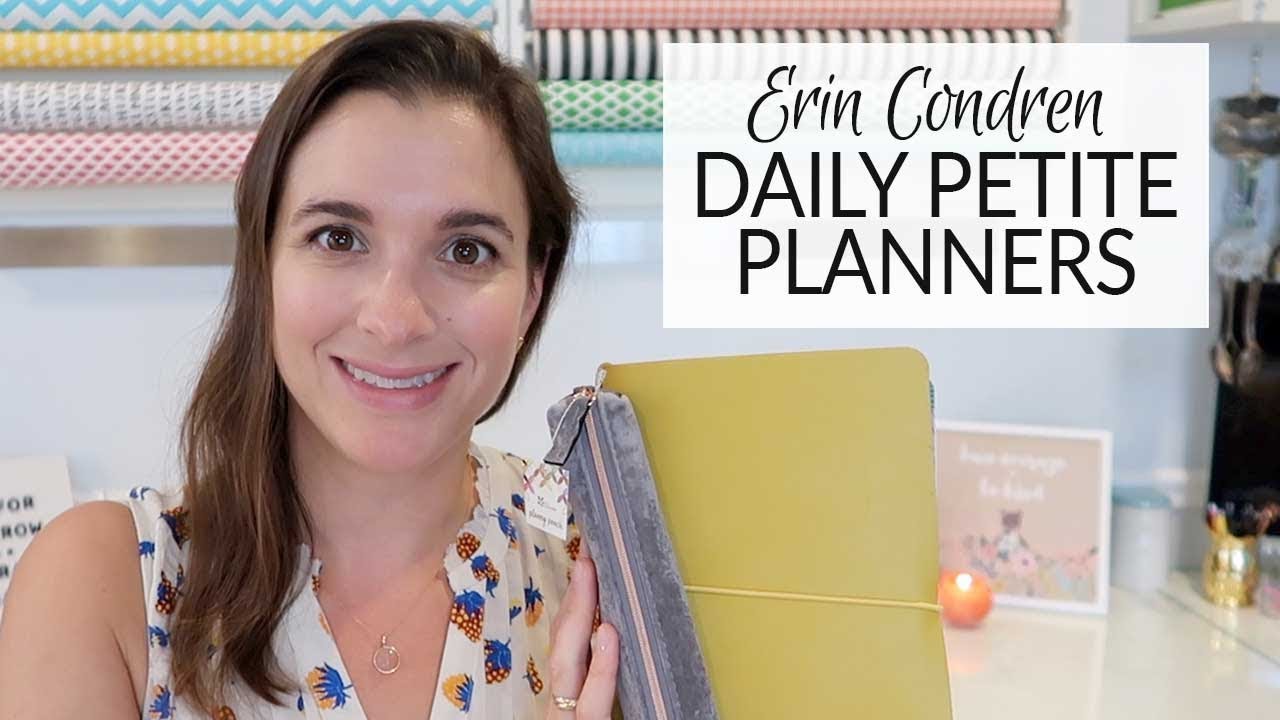 Planner Review | NEW Erin Condren Petite Daily Planners & On The Go Folios | Fall 2019