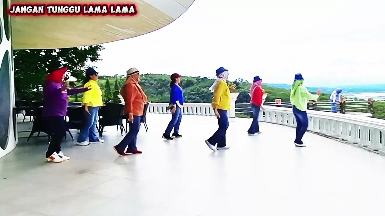 Jangan Tunggu Lama Lama || Line Dance || Demo : KENES LD