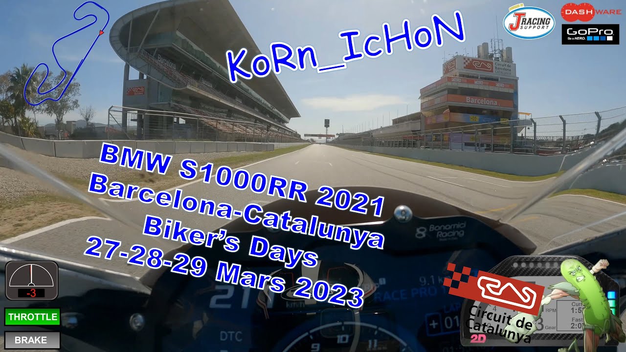 🏁 BMW S1000RR 2021 🏁 - 🇪🇸 Barcelona-Catalunya 🇪🇸 - Biker's Days 27-29/03/2023 - 1'54