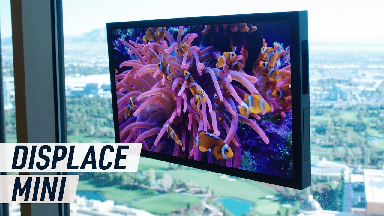 The Displace Mini Is a 27-Inch, Wireless TV That Can Stick to Just About Anything | Mashable