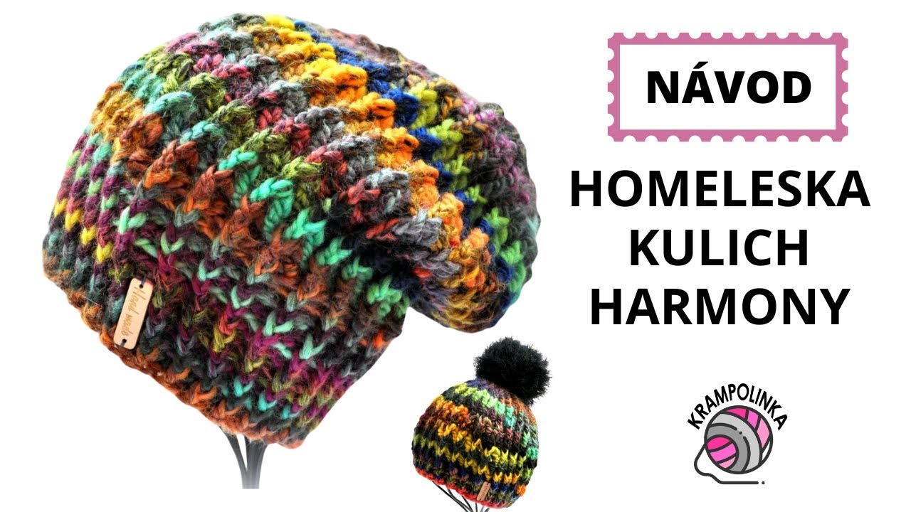 Háčkovaná homeleska nebo kulich HARMONY