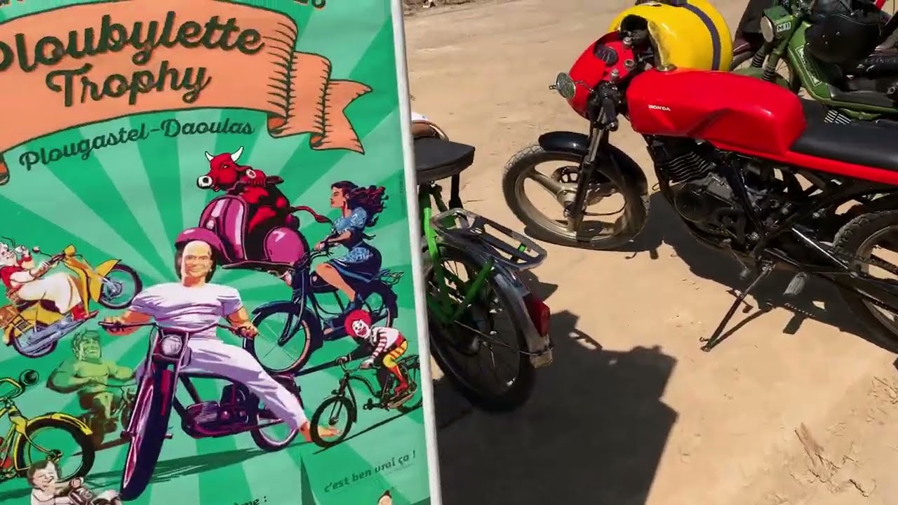 Présentation 100 mobylettes Ploubylette 2023