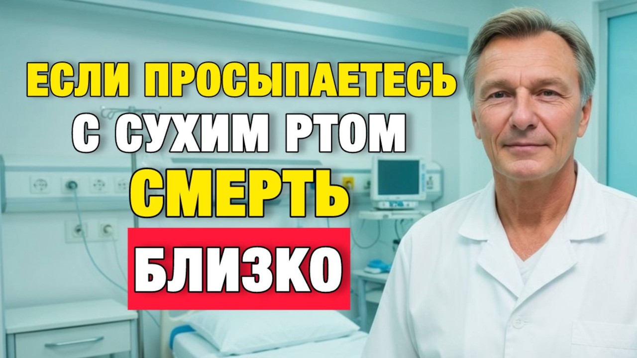 Просыпаетесь с сухим ртом? Врачи называют это ранним сигналом организма