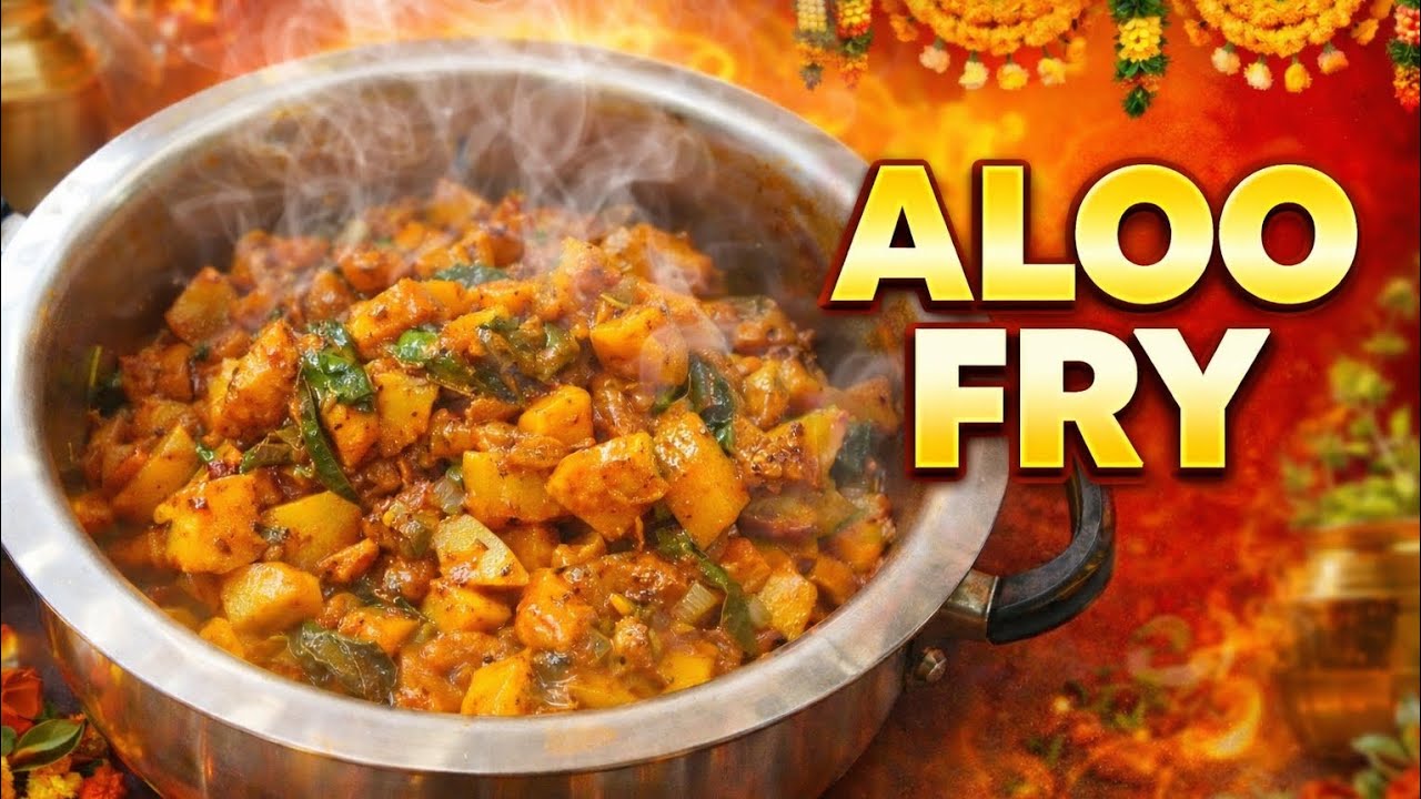 Perfect Aloo Fry Telugu Style | Simple Potato Fry Recipe