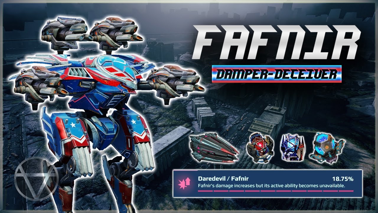 [WR] 🔥 FORGET Traditionalist FAFNIR (try Daredevil) &ndash; Mk3 Gameplay | War Robots