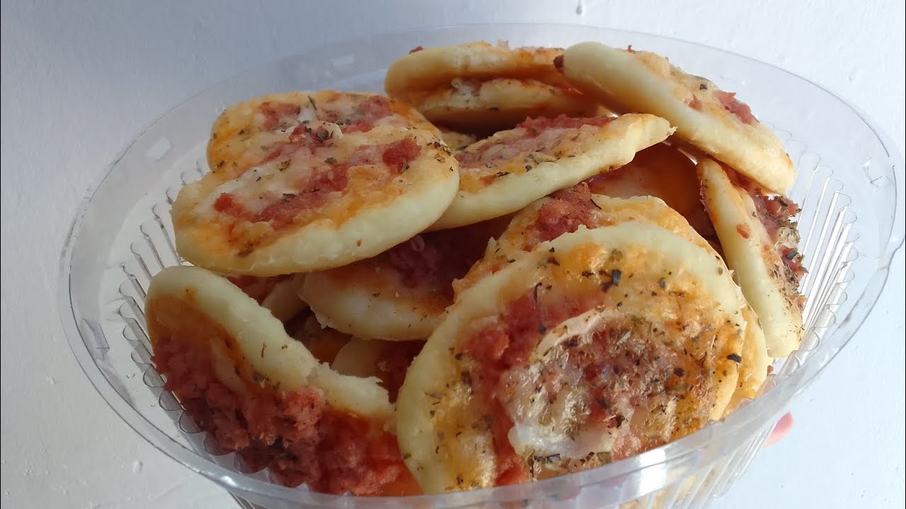 MINI PIZZA Lanche da tarde ,Lanche da Escola ,Lanche rápido fácil Econômico Faça e Venda EP 8