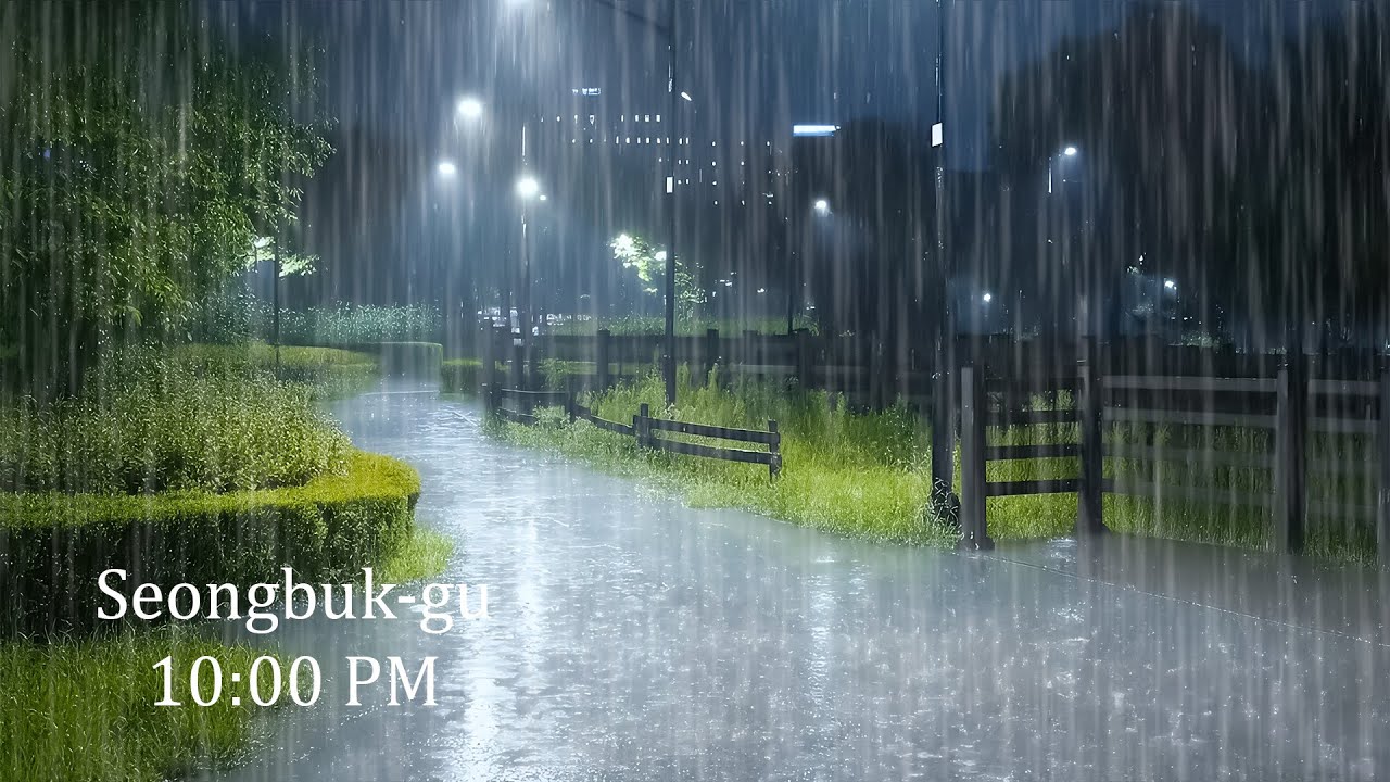 This Night Rain will Lull you to Deep Sleep Quickly | ASMR Rain to Cure Insomnia & Tinnitus
