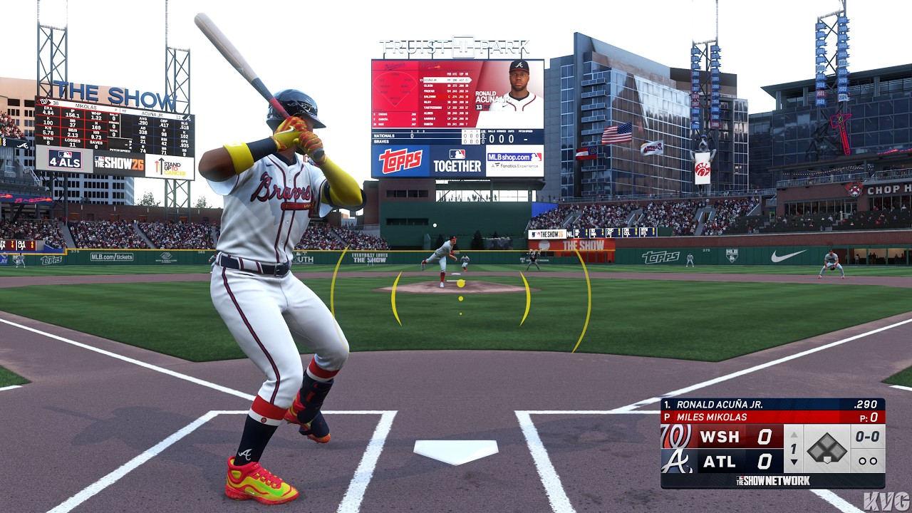 MLB The Show 26 - Washington Nationals vs Atlanta Braves - Gameplay (PS5 UHD) [4K60FPS]