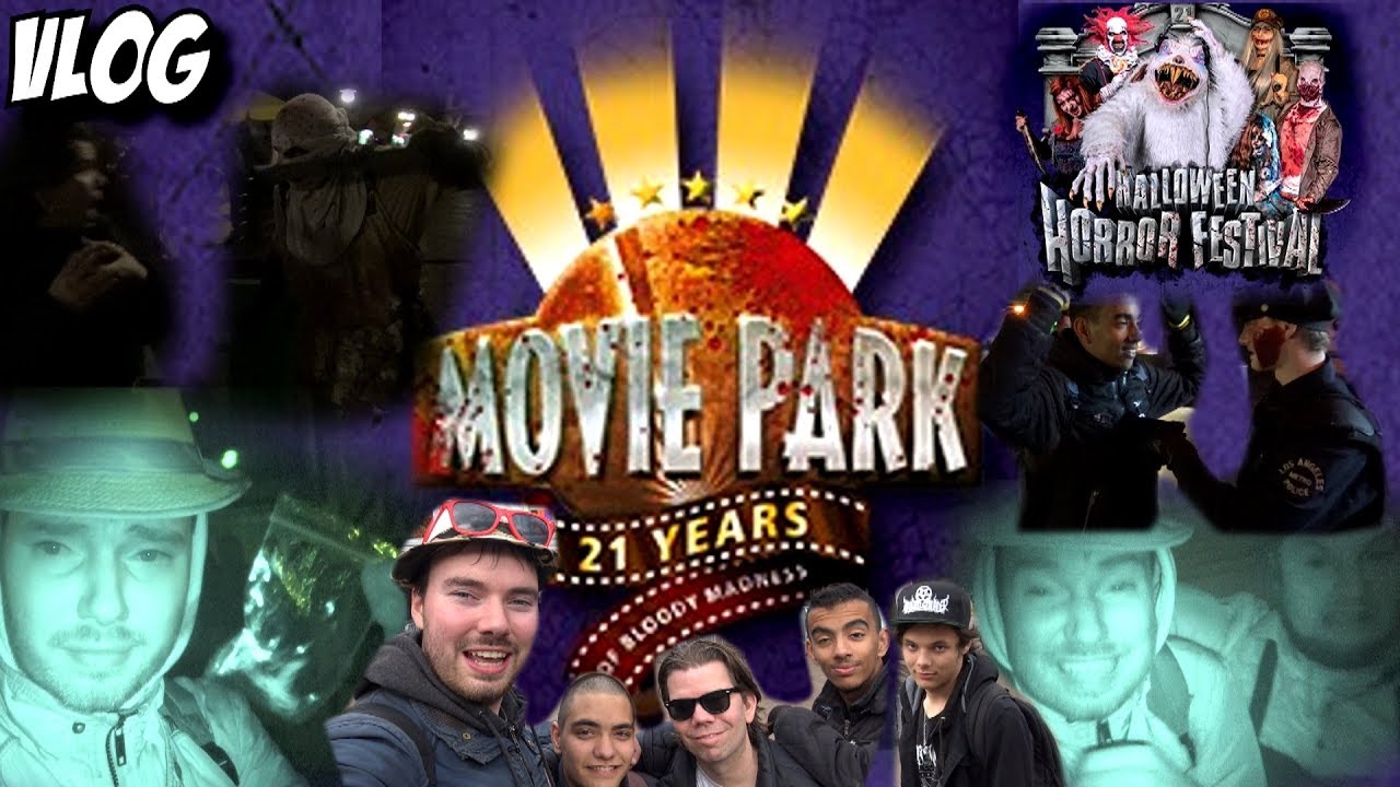MOVIE PARK HALLOWEEN VLOG - BESTE SPOOKHUIS OOIT! | GRATIS WIET? | HOSTEL & PROJECT NINGYO