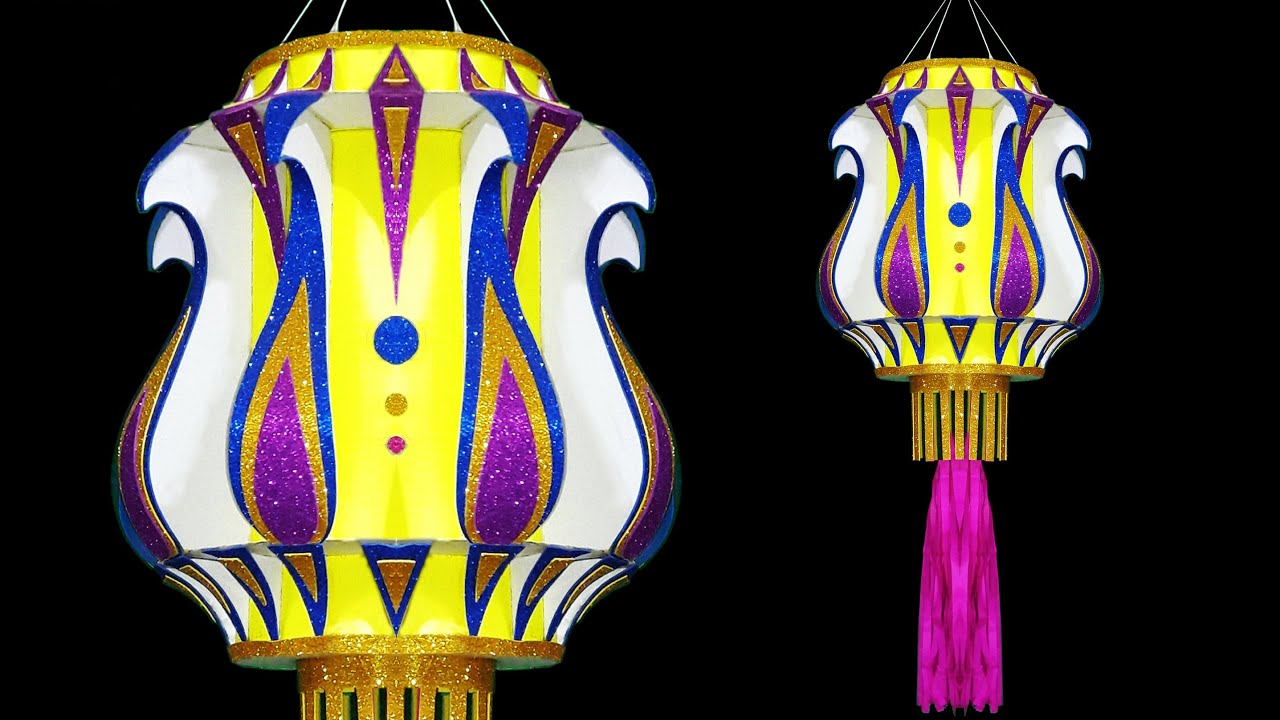 Akash Kandil making at Home | diwali lantern making | Diwali decoration ideas/DIY craft