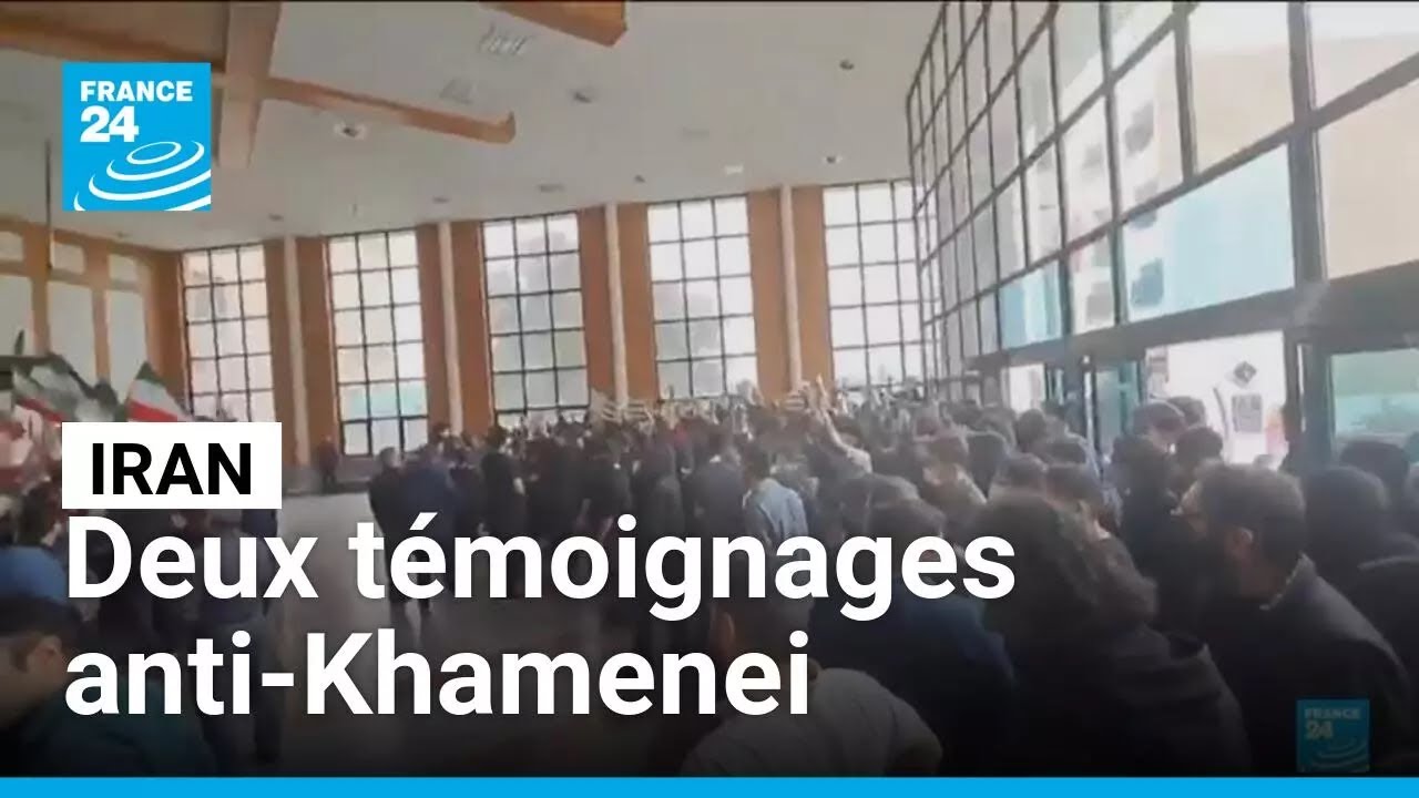 Iran : deux étudiants expliquent pourquoi ils protestent contre l'ayatollah Khamenei • FRANCE 24
