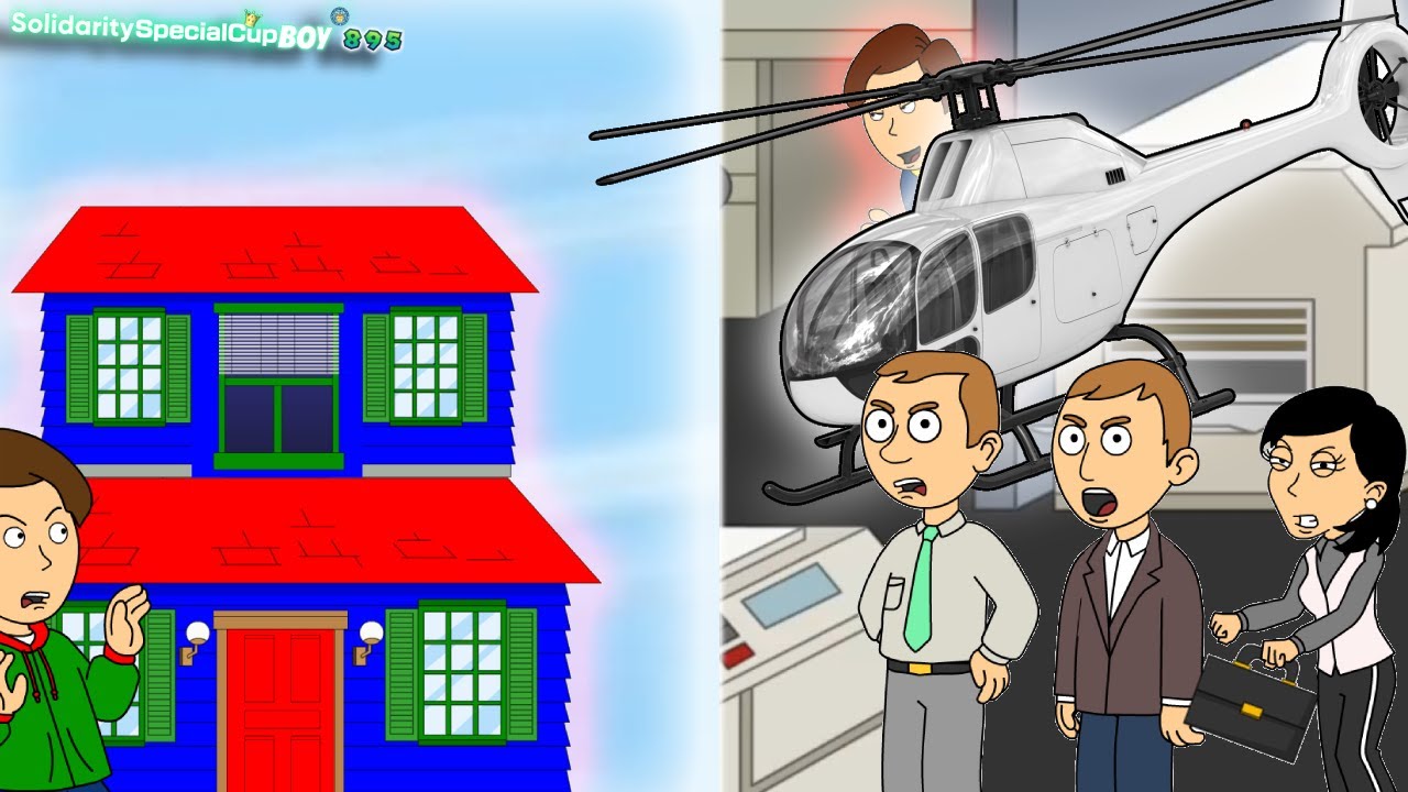 Goris Steals the Helicopter to Crash his House