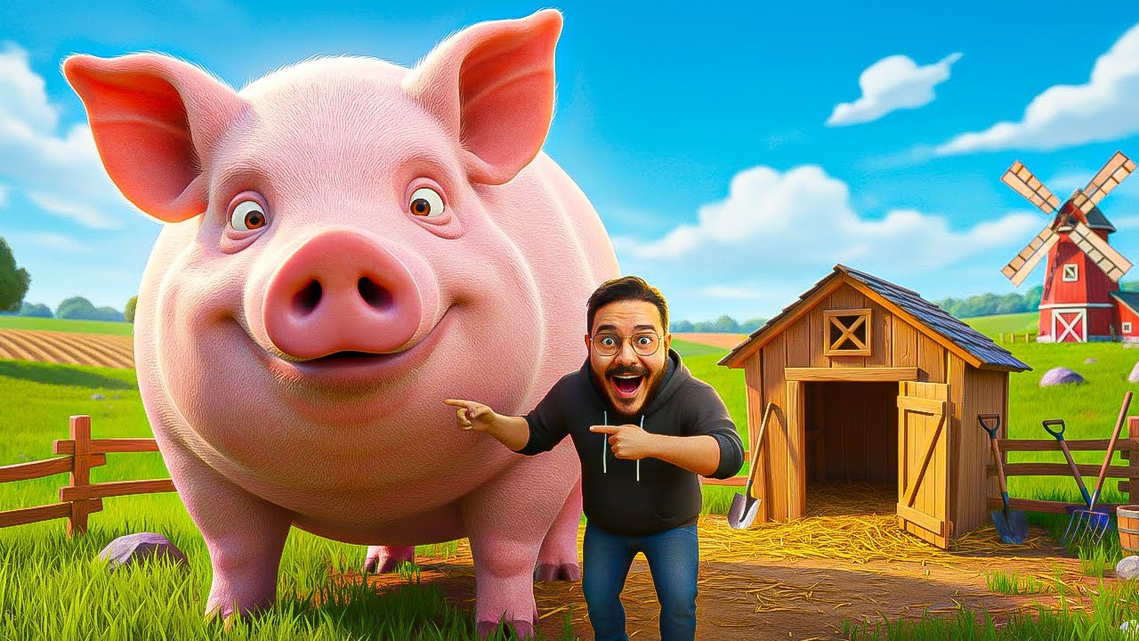 اشتريت أول خنزير لمزرعتي 🐷🔥 | Ranch Simulator