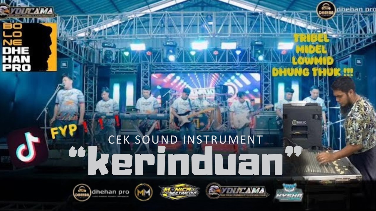 CEK SOUND KERINDUAN - YOUCAMA MUSIC || DHEHAN PRO AUDIO