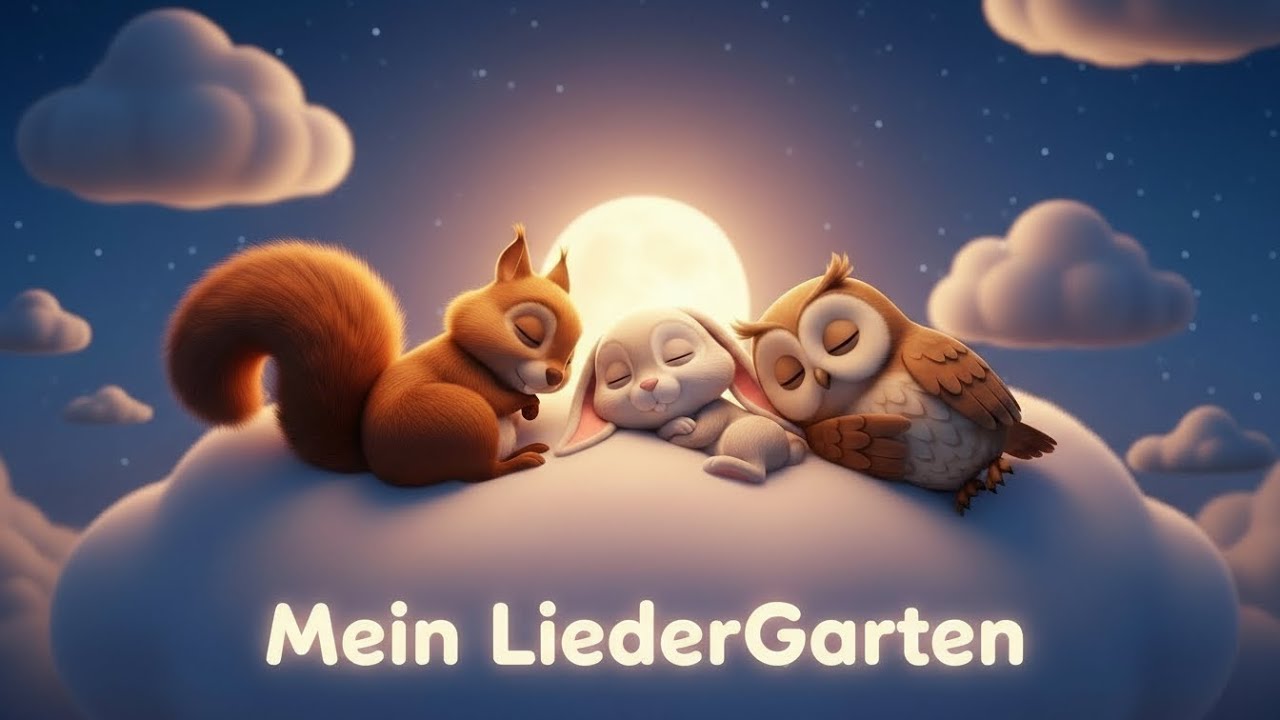 Gute Nacht Schlaflied – Winterwald Klavier Wiegenlied für Babys (30 Minuten)