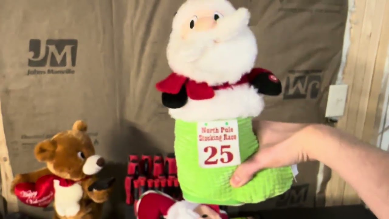 Gemmy Prototype 2016 Santa In Stocking