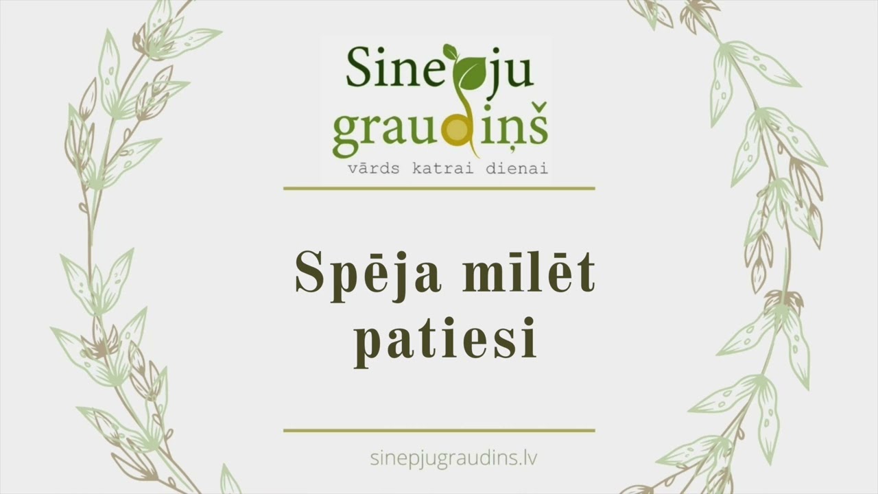 #157 Sinepju Graudiņ&scaron; // Spēja Mīlēt Patiesi