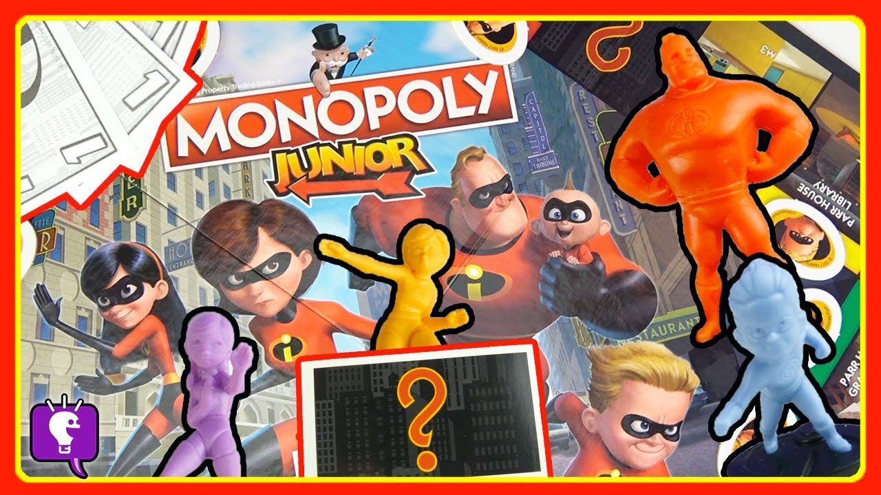 The Incredibles Play Monopoly Jr by HobbyKidsTV
