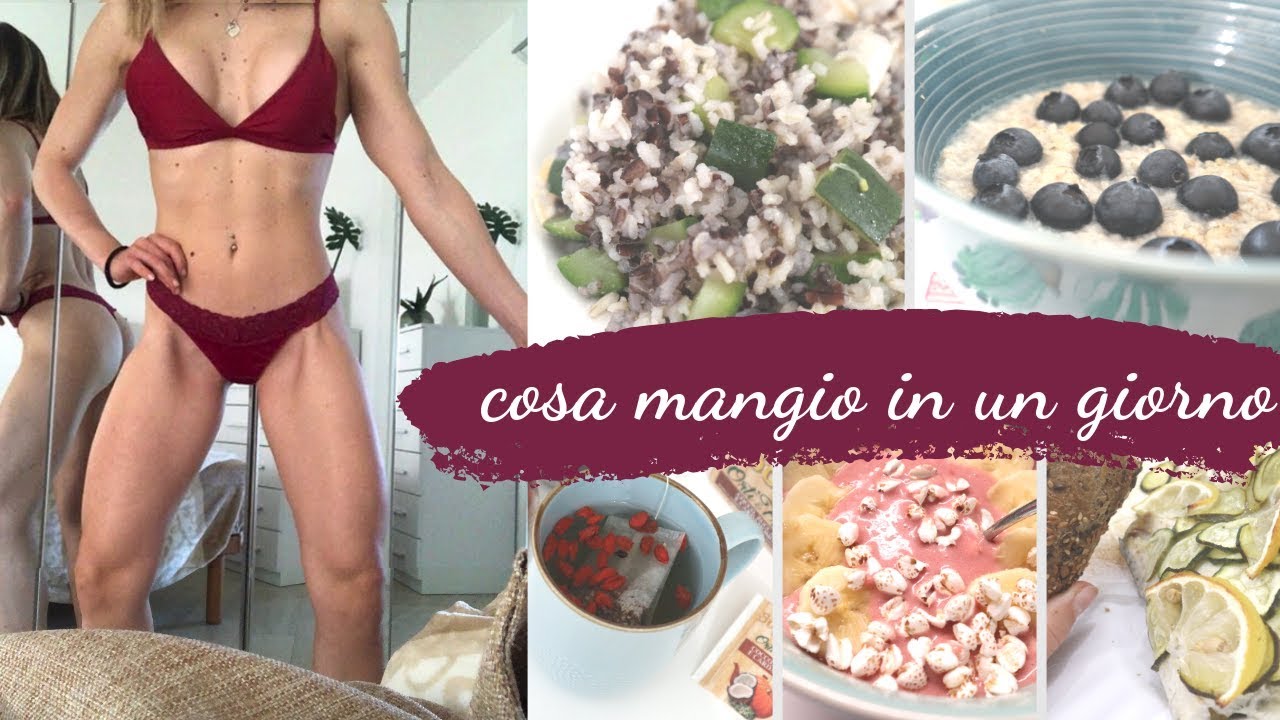 WHAT I EAT IN A DAY || Cosa mangio in un giorno💪🏻