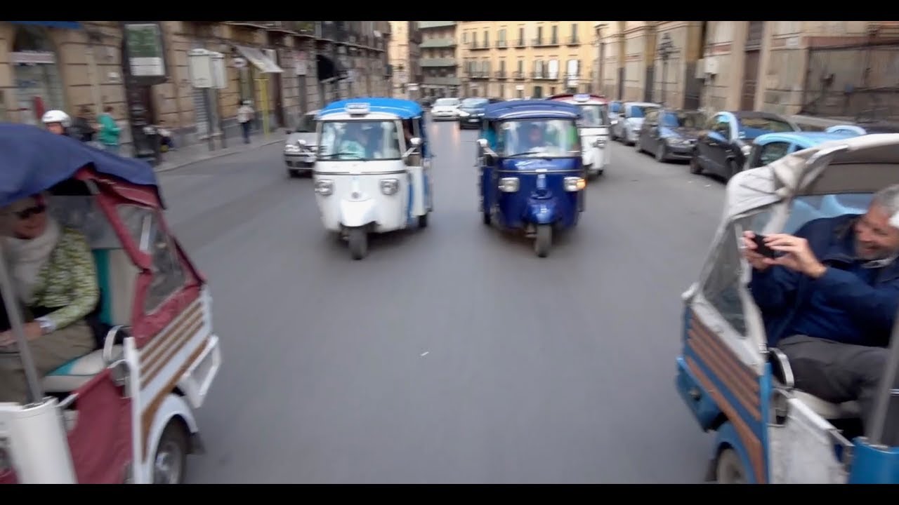 APE MOTO RIDE in PALERMO SICILY,   May 2019