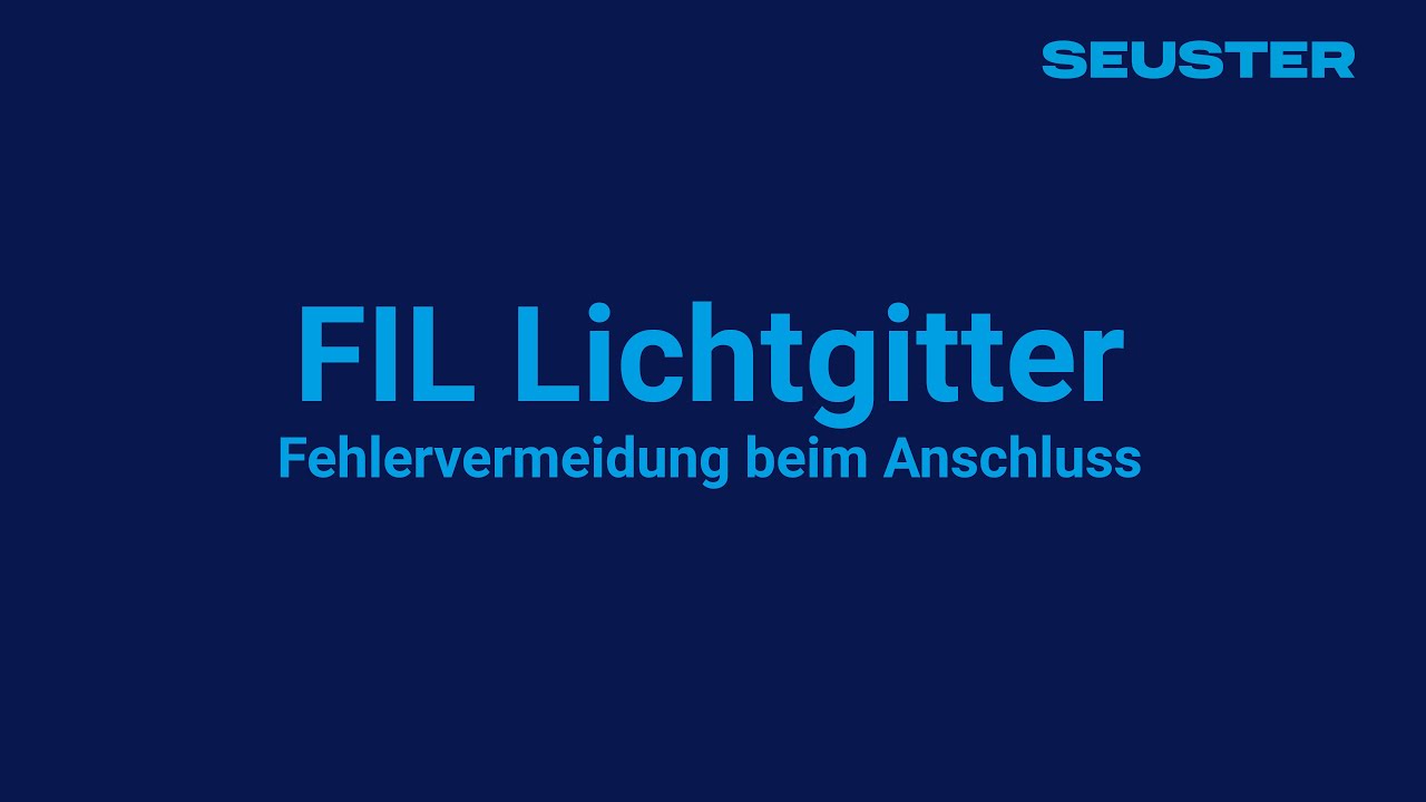 FIL Lichtgitter &ndash; Fehlervermeidung beim Anschluss an die Torsteuerung