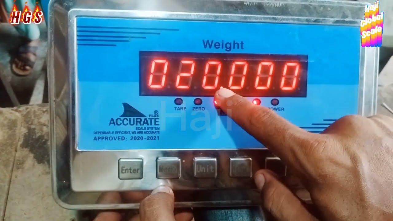Accurate | Weight | accurate weight scale ka wazan kese set kare | and All information | haji global