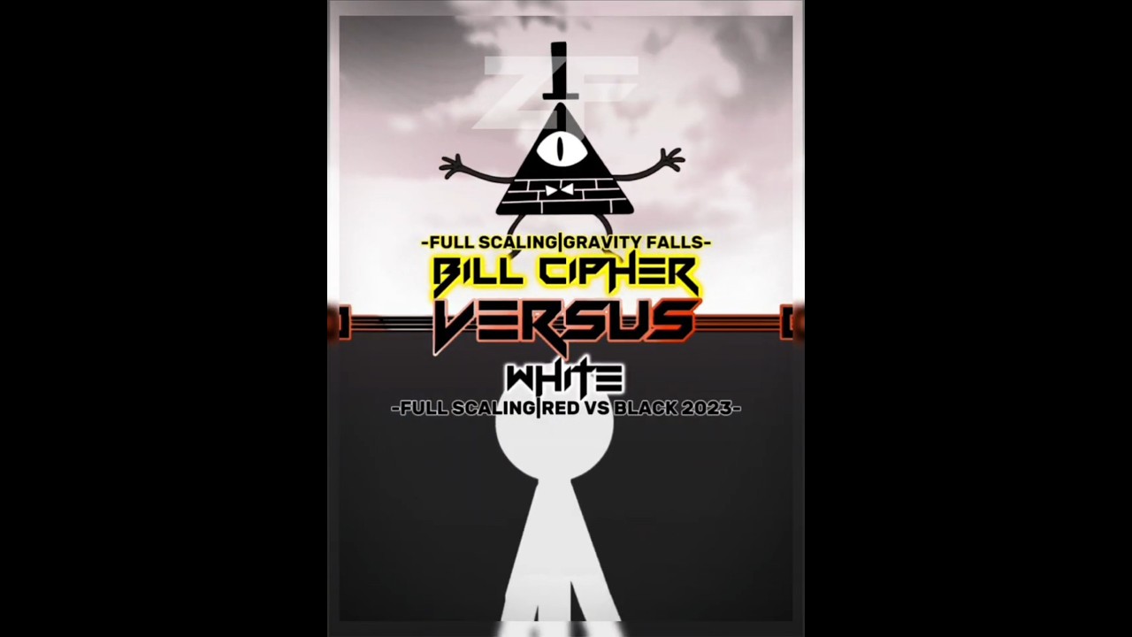 Bill Cipher vs White (Micromist) #capcut #edit #vs #vsedit #gravityfalls #stickman #cartoon #fyp