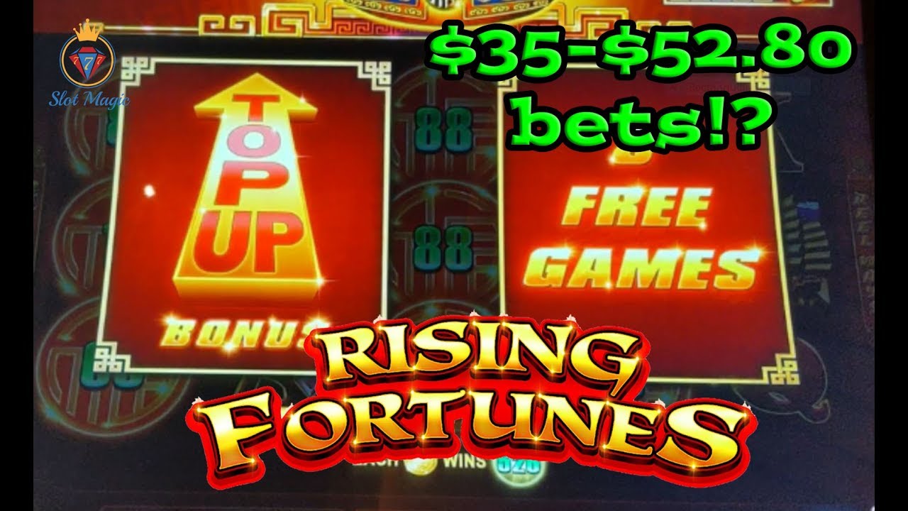 HIGH LIMIT RISING FORTUNES WIN LAS VEGAS! WHAT DID I BET?!😂