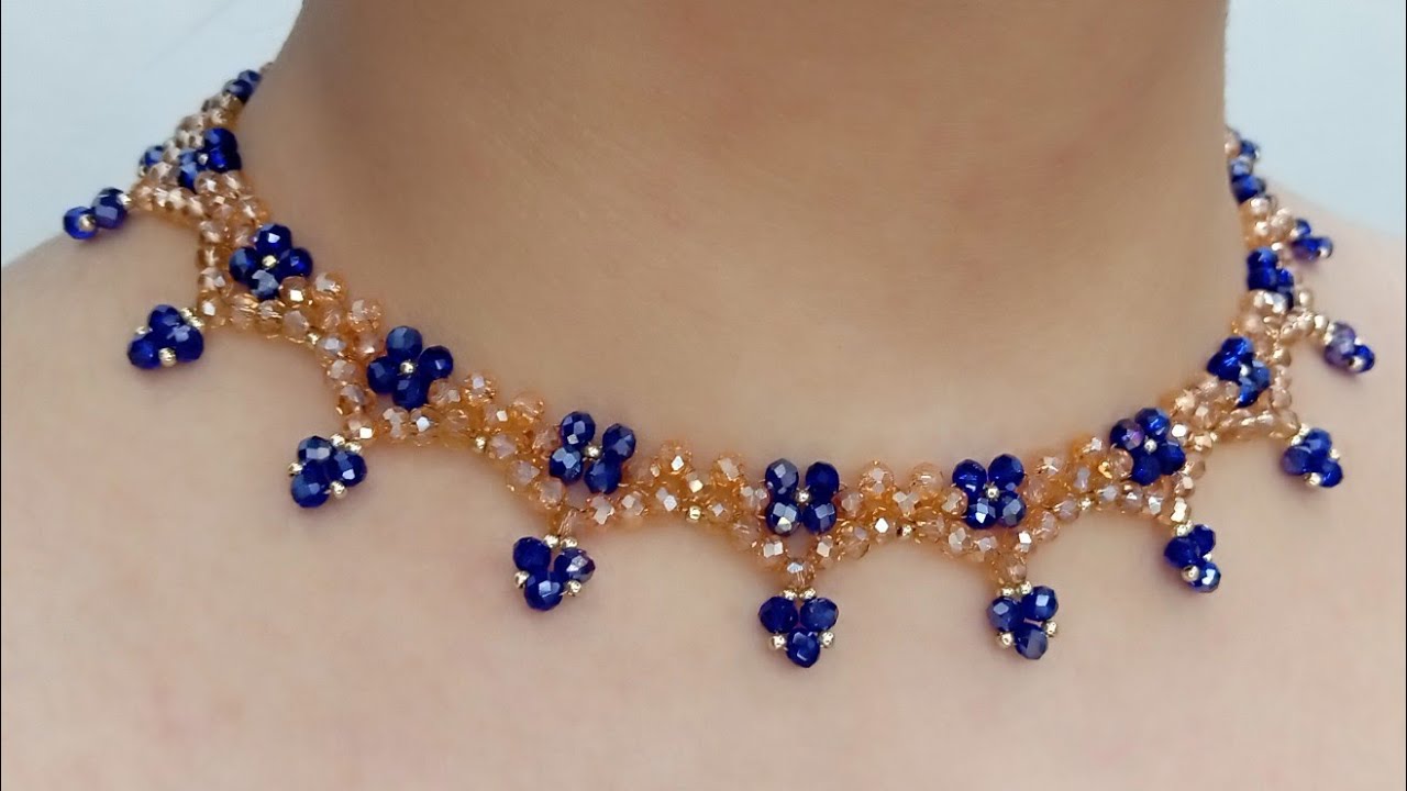 Necklace Making | New Beaded Necklace Making @Jewelry.Crystals #necklace #necklaces #shorts 