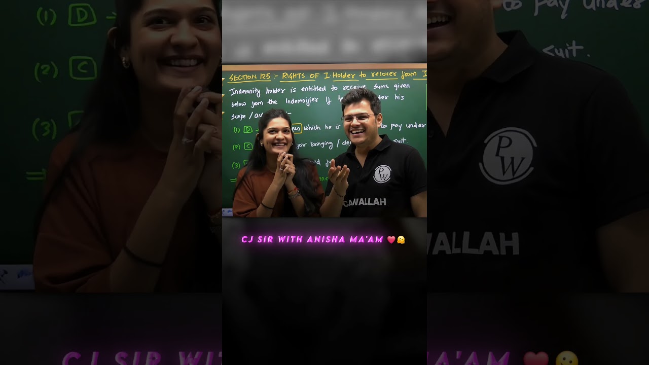 CJ sir with Anisha ma'am in Live class 🥰 | 