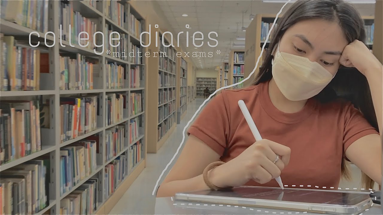 college diaries • midterm exam week *study vlog* (f2f exams) | Kwin Elijah