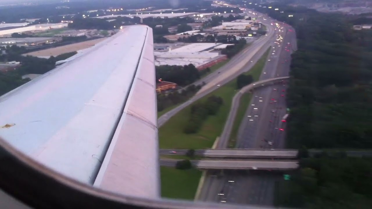 Delta MD-80 Approach and landing into Atlanta
