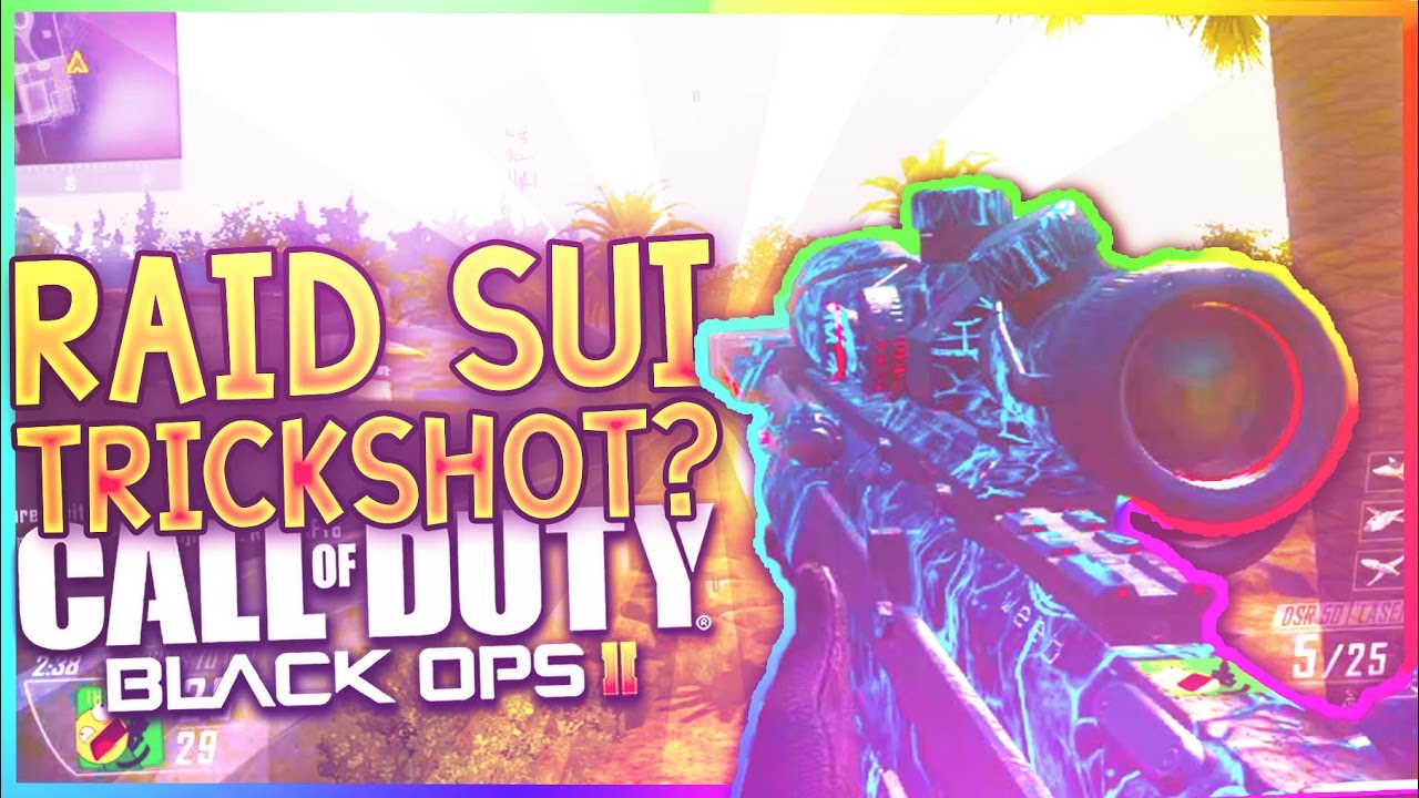 HE HIT THE RAID SUICIDE TRICKSHOT?! - BO2 Trickshotting
