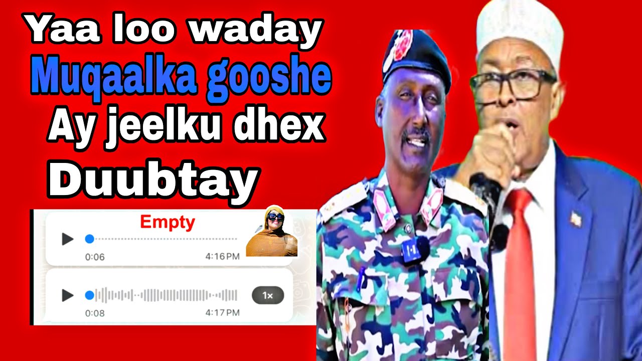 YAA LOO DIRAY VIDEO AY GOOSHA ISAAQ JEELKA DHEXDIISA KASOO DHEX DUUBTAY SHIRQOOLKA QARANKA LODHIGAYO