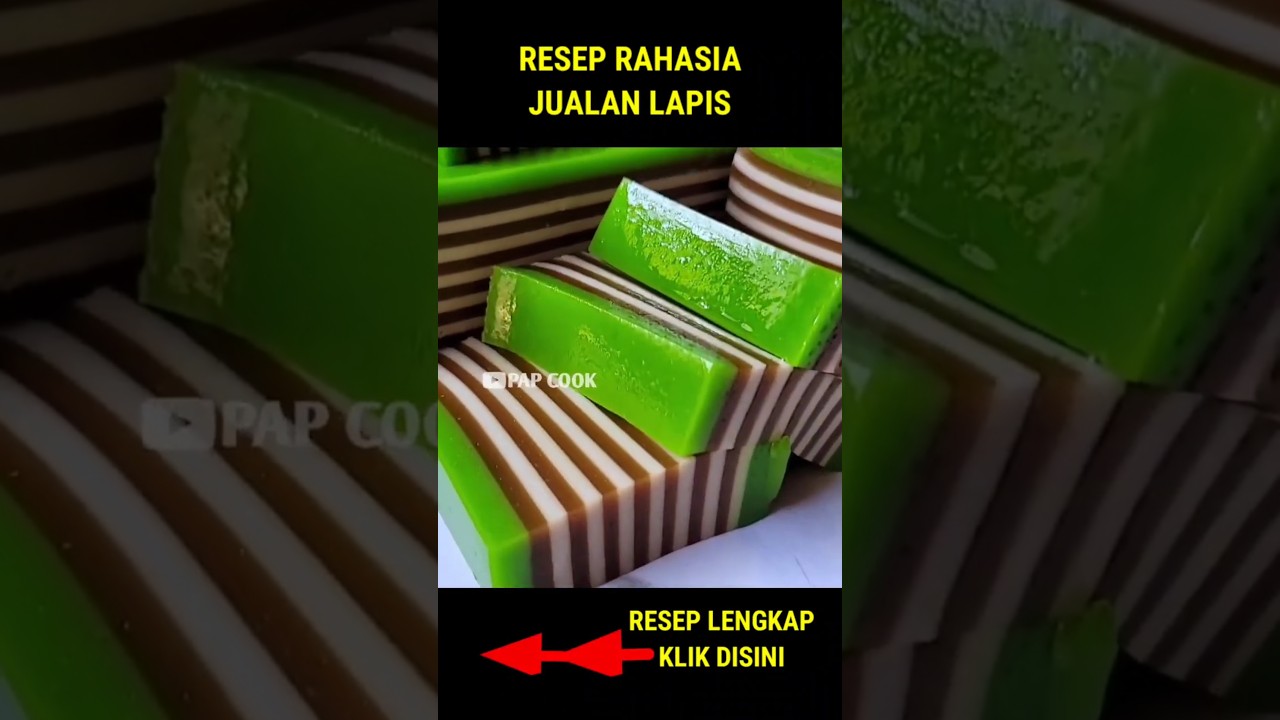 Resep kue lapis buat jualan pagi tidak mudah basi #kuelapis #lapistapioka #idejualan