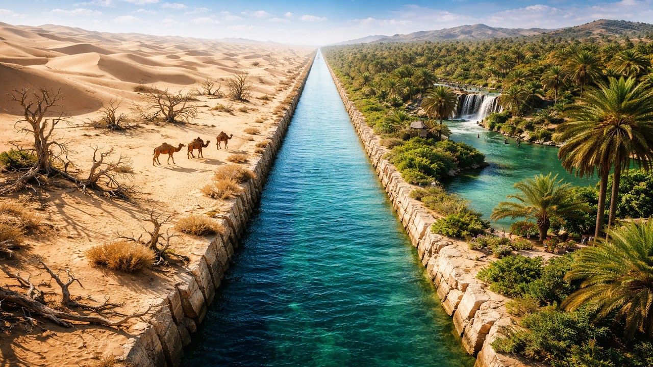Indien Verwandelte Eine 50°C Wüste In Eine Lebensrettende Oase Mit Erdpfützen Und Felddämmen