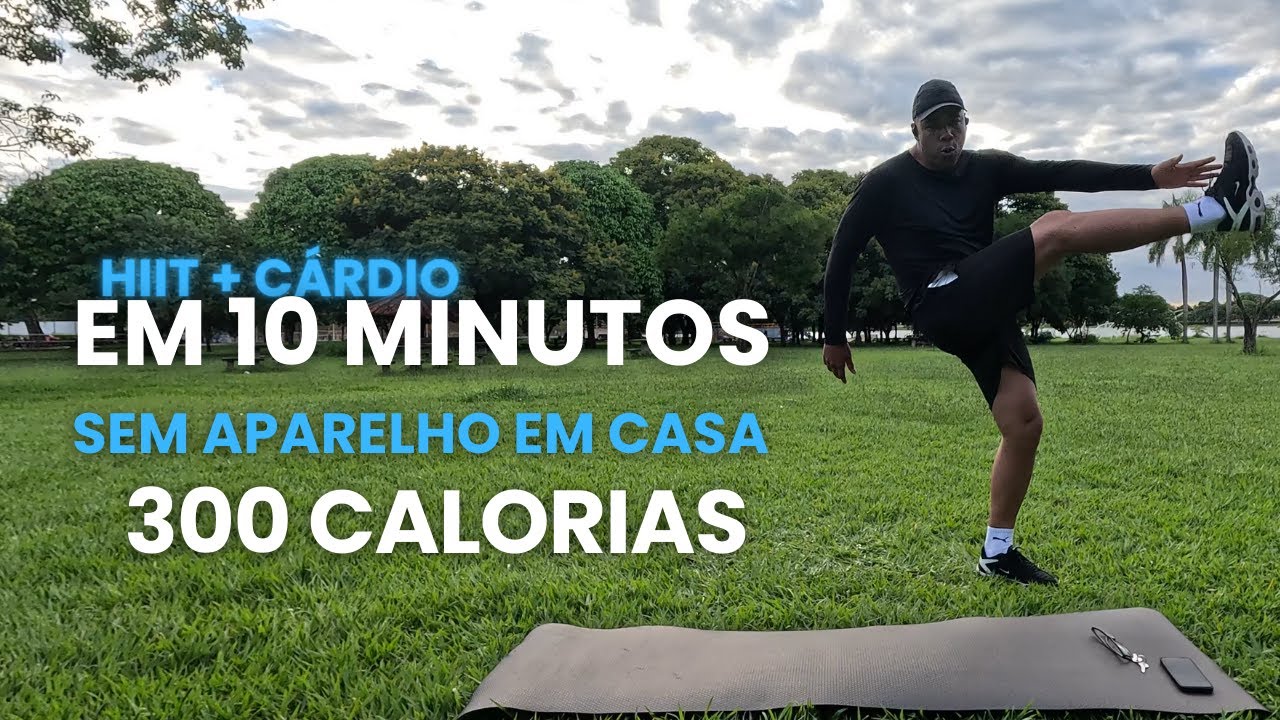 TREINO PARA PERDER PESO EM POUCOS DIAS  HIIT + CARDIO 10 MIN.