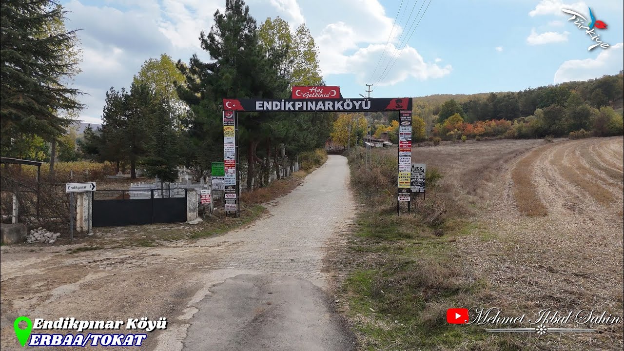 Endikpınar K&ouml;y&uuml; / Erbaa / TOKAT - Havadan 4K Drone &Ccedil;ekimi fragmanı - 25.10.25