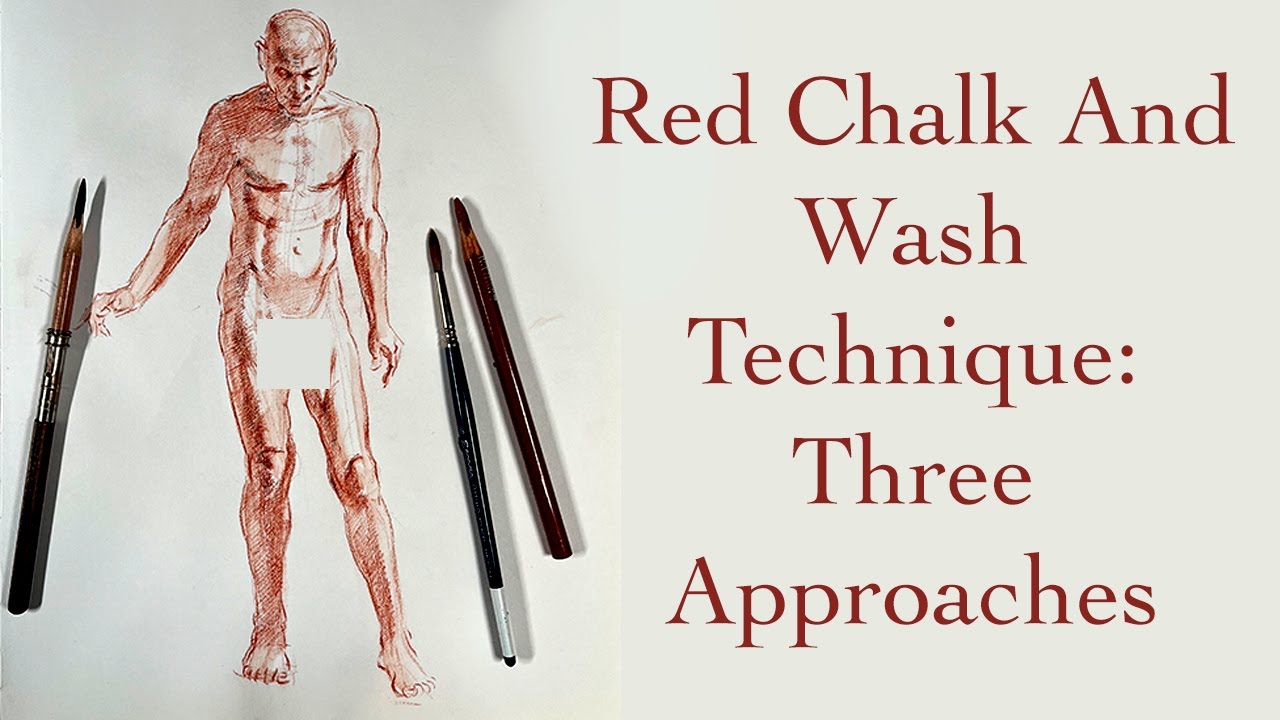 Red chalk and wash technique: three approaches