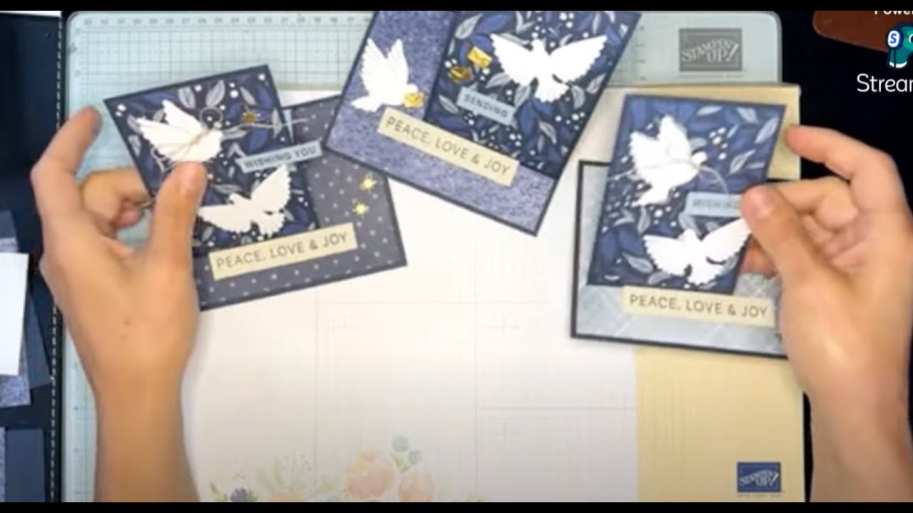 Side Easel Card with Peaceful Gardens Suite