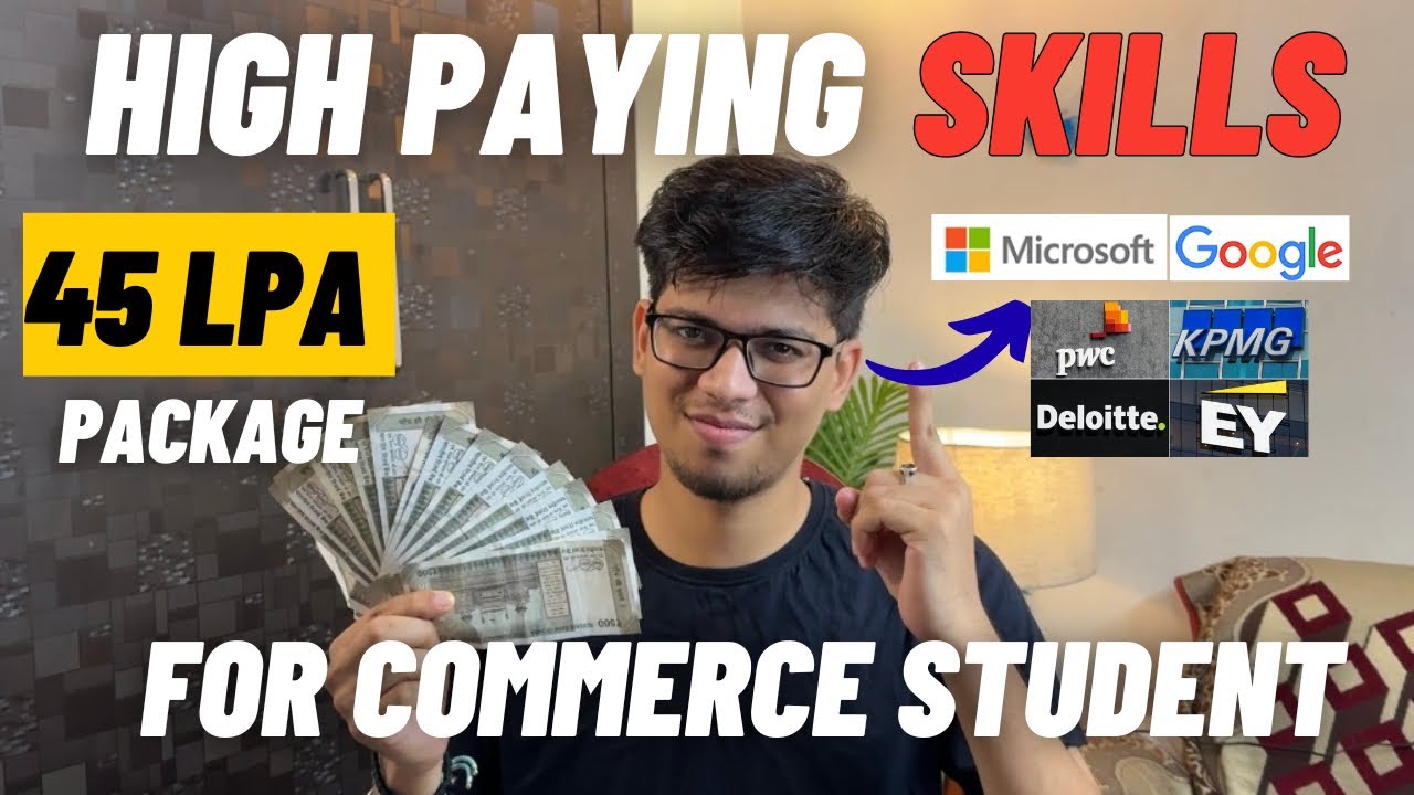 HIGH paying SKILLS as COMMERCE STUDENT in 2026🔥 AVERAGE STUDENT lack this! TOP skills  in 2026