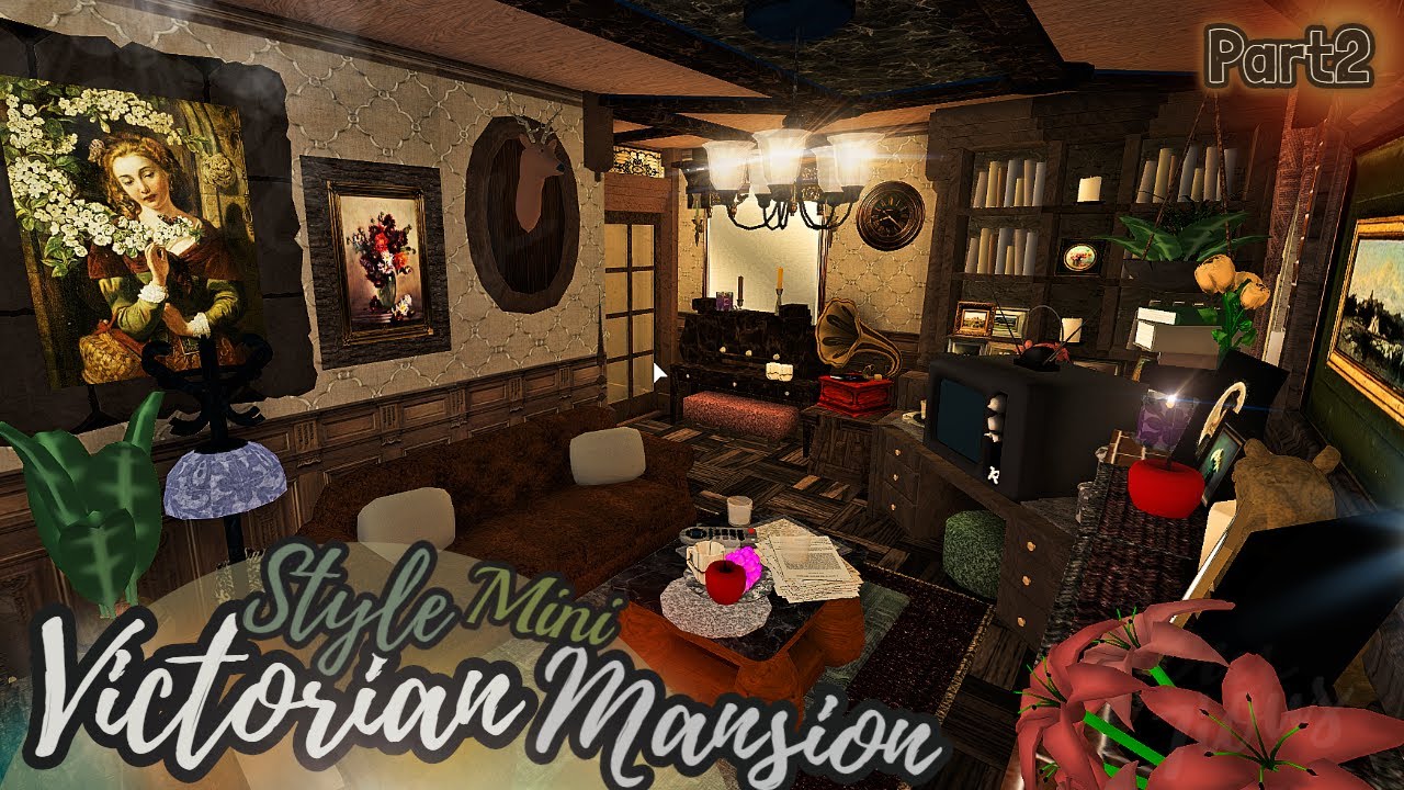Victorian Style Mini Mansion Part(2/3) | House build | Bloxburg ROBLOX