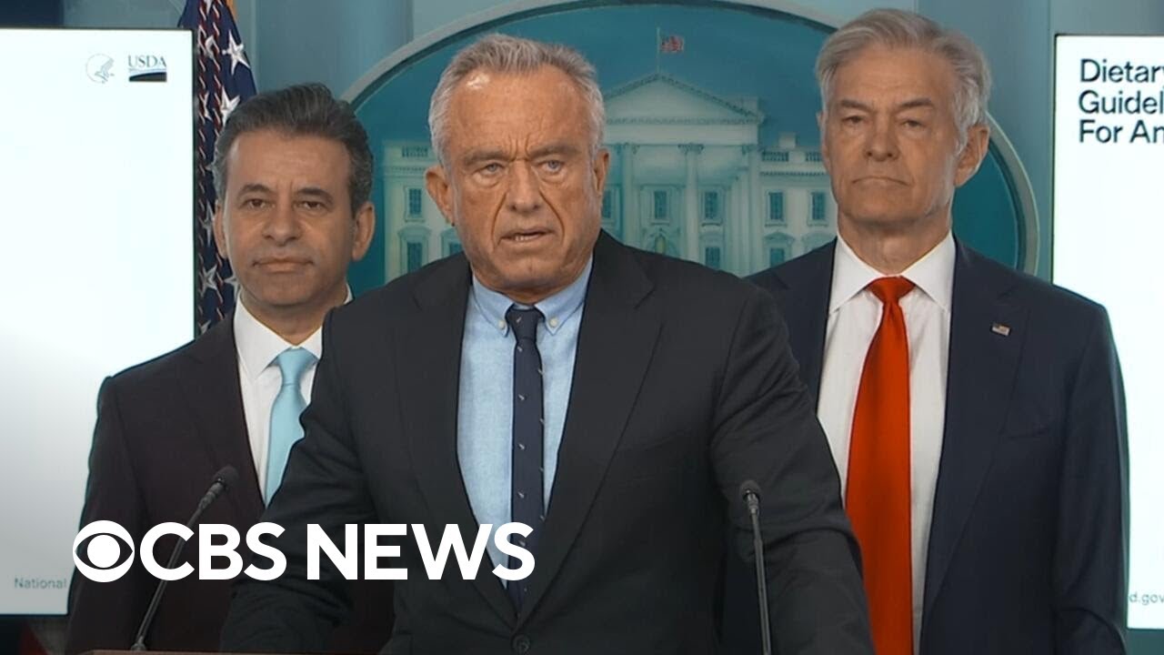 RFK Jr. announces new dietary guidelines and end to 