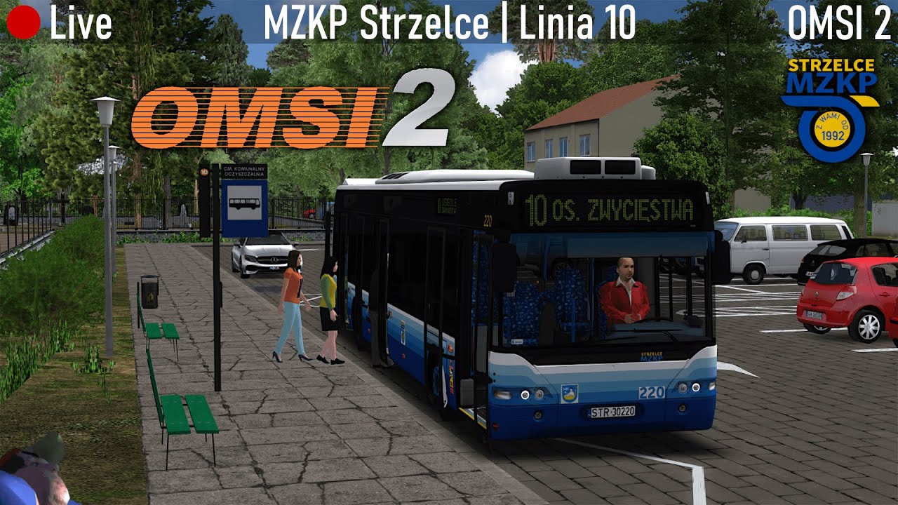 [🔴LIVE] OMSI 2 | MZKP Strzelce | Linia 10 | 