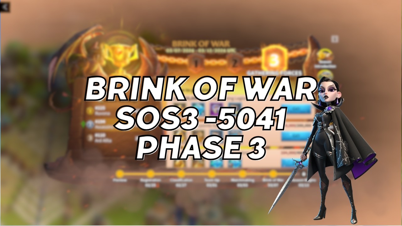 Brink of War ROG/TDC/ASC/AB11 vs 25IW/TFS/NxG/ODS- | CALL OF DRAGONS