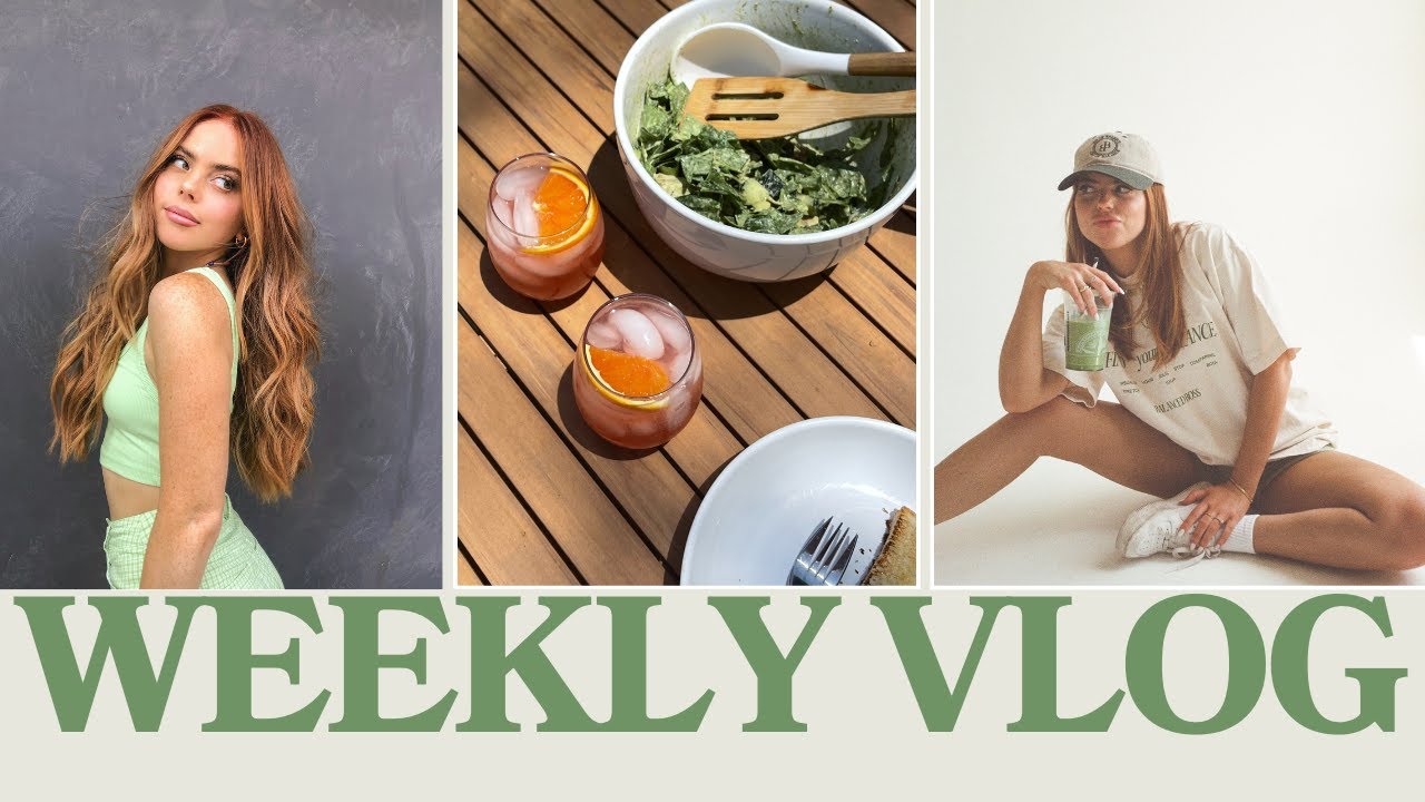 WEEKLY VLOG: hair appointment, healthy grocery haul, BB launch day!