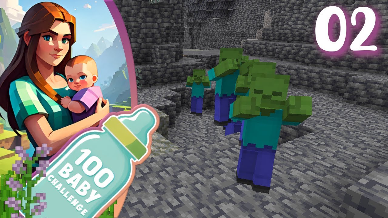 Gathering Essentials | Minecraft 100 Baby Challenge | EP 2