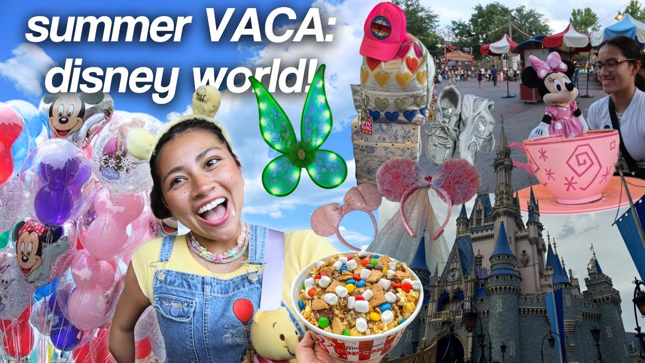 it's time for VACA MODE! my magical summer disney world vlog + haul!